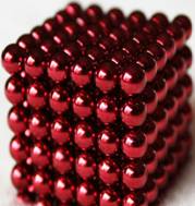 Raudona magnetinis žaislas - Neocube