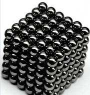 NeoCube магнитна детска играчка с Черно епоксидно покритие