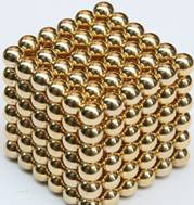 Magnetic Balls with Au Coating